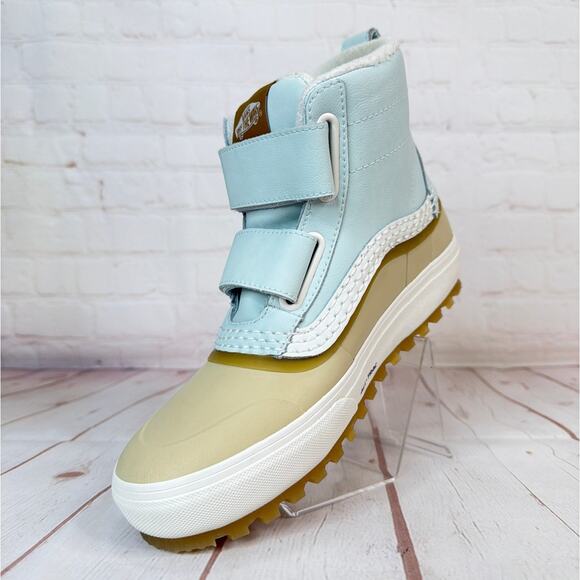 Vans Standard Mid V Snow MTE Shoes Light Blue Women's Size 8 - Picture 4 of 10